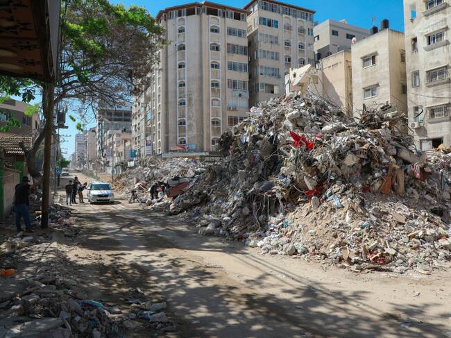 La destrucción que dejan los bombardeos en el territorio palestino
