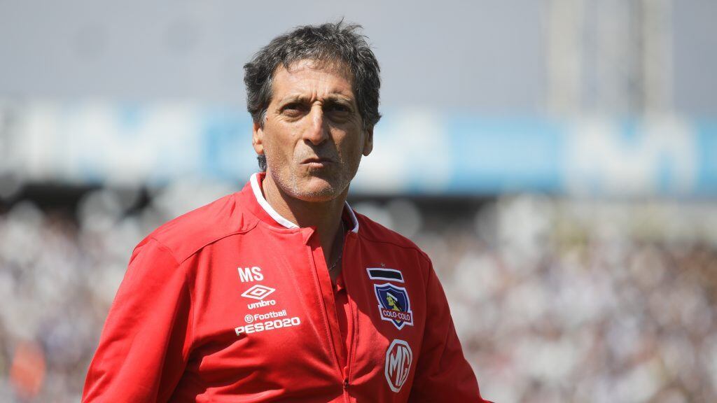 05 DE OCTUBRE DE 2019/SANTIAGODT de Colo Colo Mario Salas durante el partido valido por la fecha 9 de la segunda rueda del Campeonato Nacional AFP PlanVital 2019, entre Colo Colo vs Universidad de Chile, disputado en el Estadio Monumental.
FOTO: JAVIER VERGARA/AGENCIAUNO