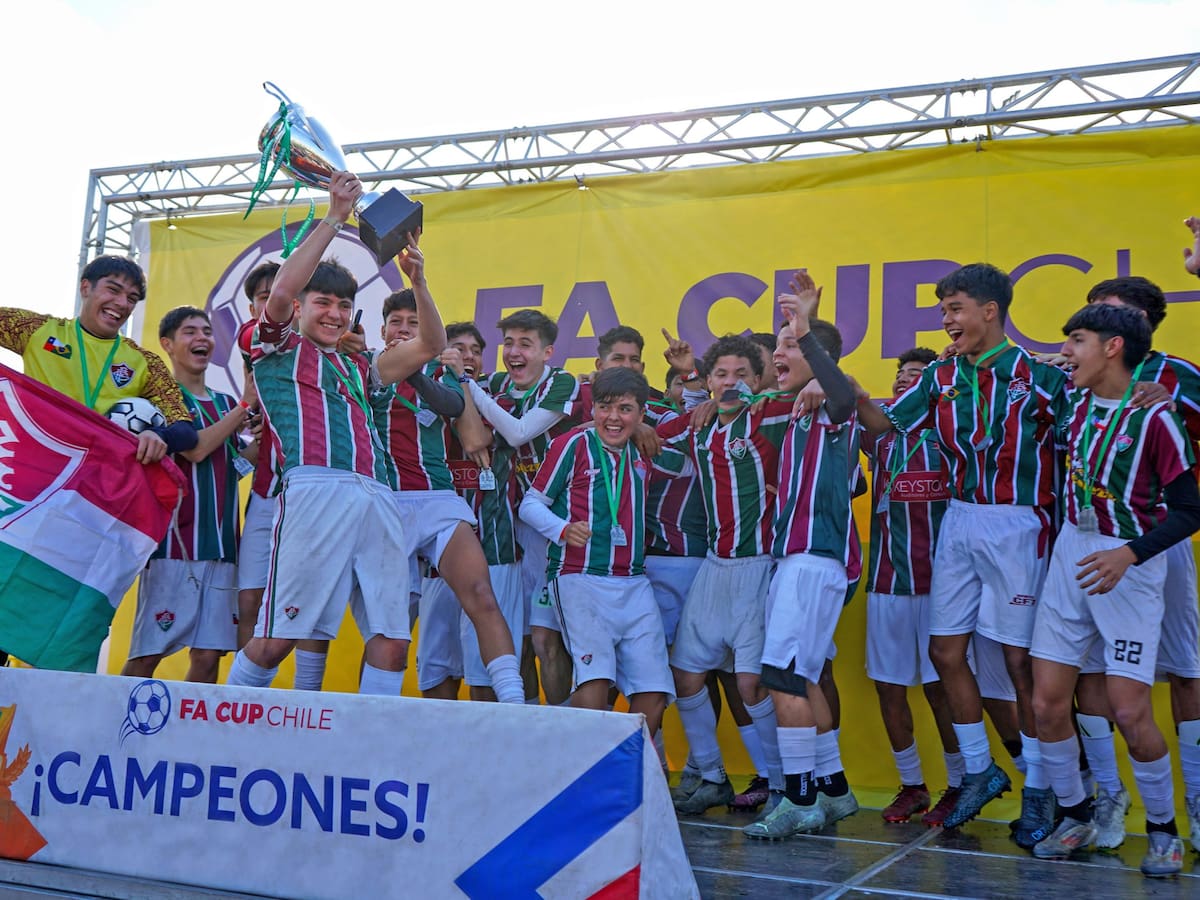 FA Cup Chile reúne a 16 escuelas de fútbol para competir entre sí en el Estadio Nacional