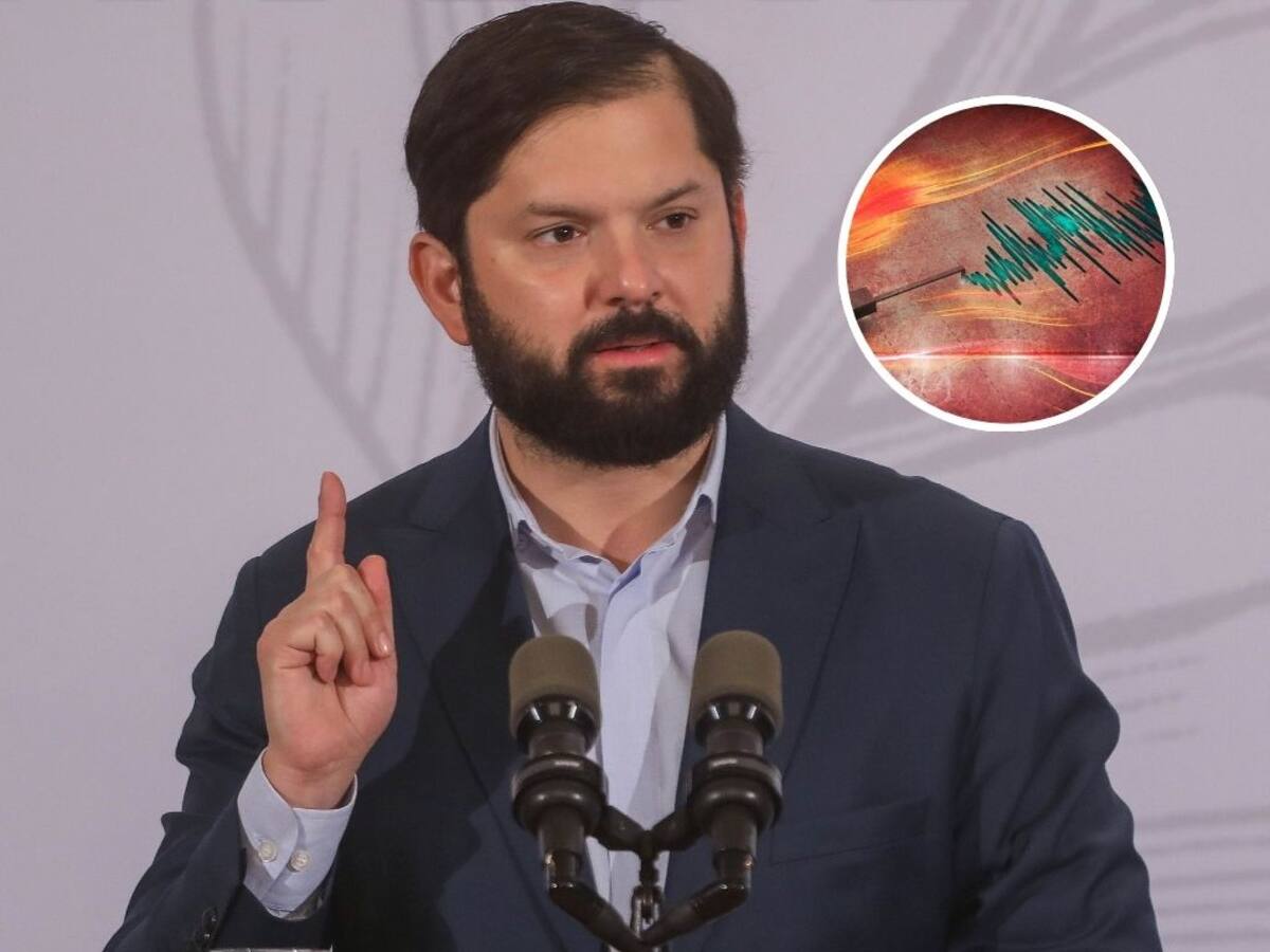 “No hay víctimas reportadas”: Presidente Boric se refiere a temblor registrado en el norte de Chile