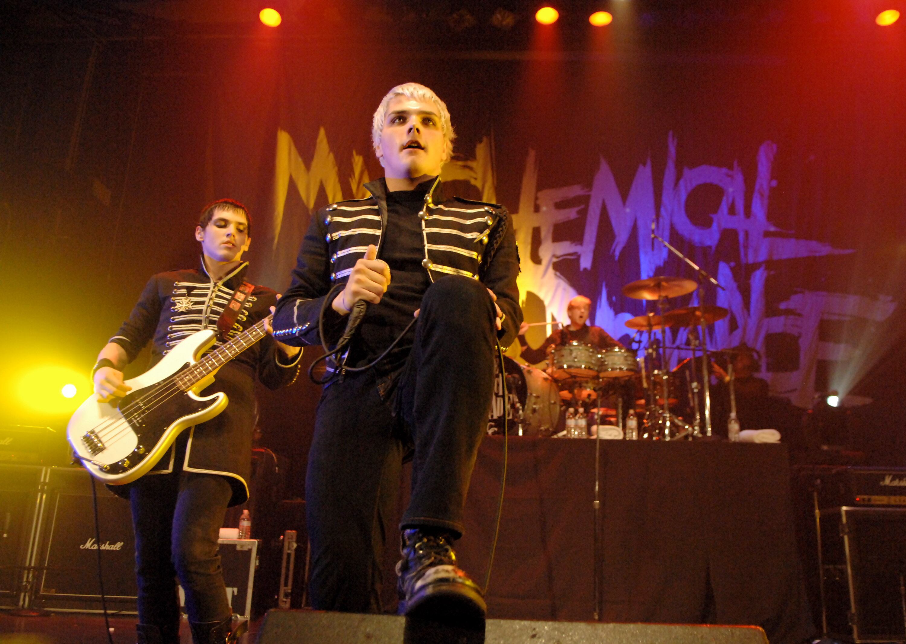 My Chemical Romance during MySpace's The List Presents Free Concert with My Chemical Romance at Avalon - October 5, 2006 at Avalon in Hollywood, California, United States. ***Exclusive*** (Photo by Jeff Kravitz/FilmMagic)