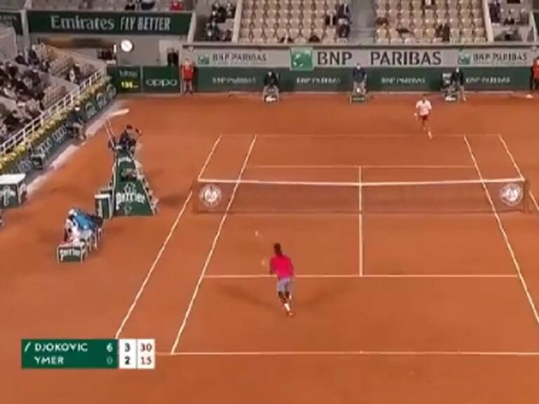 El tremendo punto que le ganaron a Djokovic durante su debut en Roland Garros