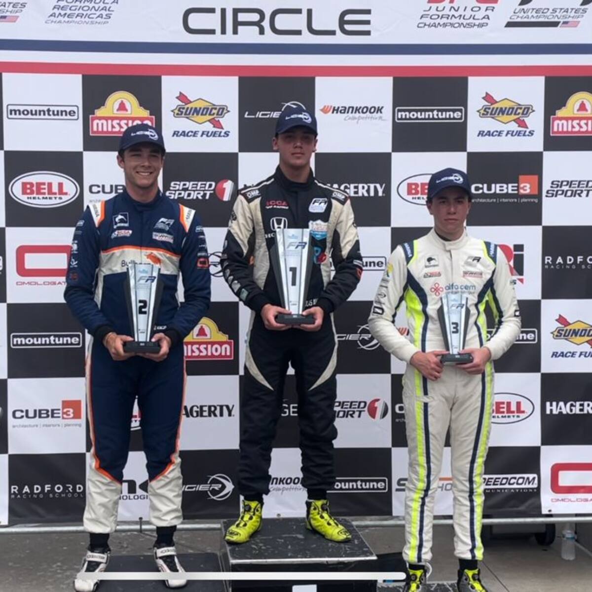 Piloto chileno gana la tercera fecha de la Fórmula Regional Américas en Indianápolis