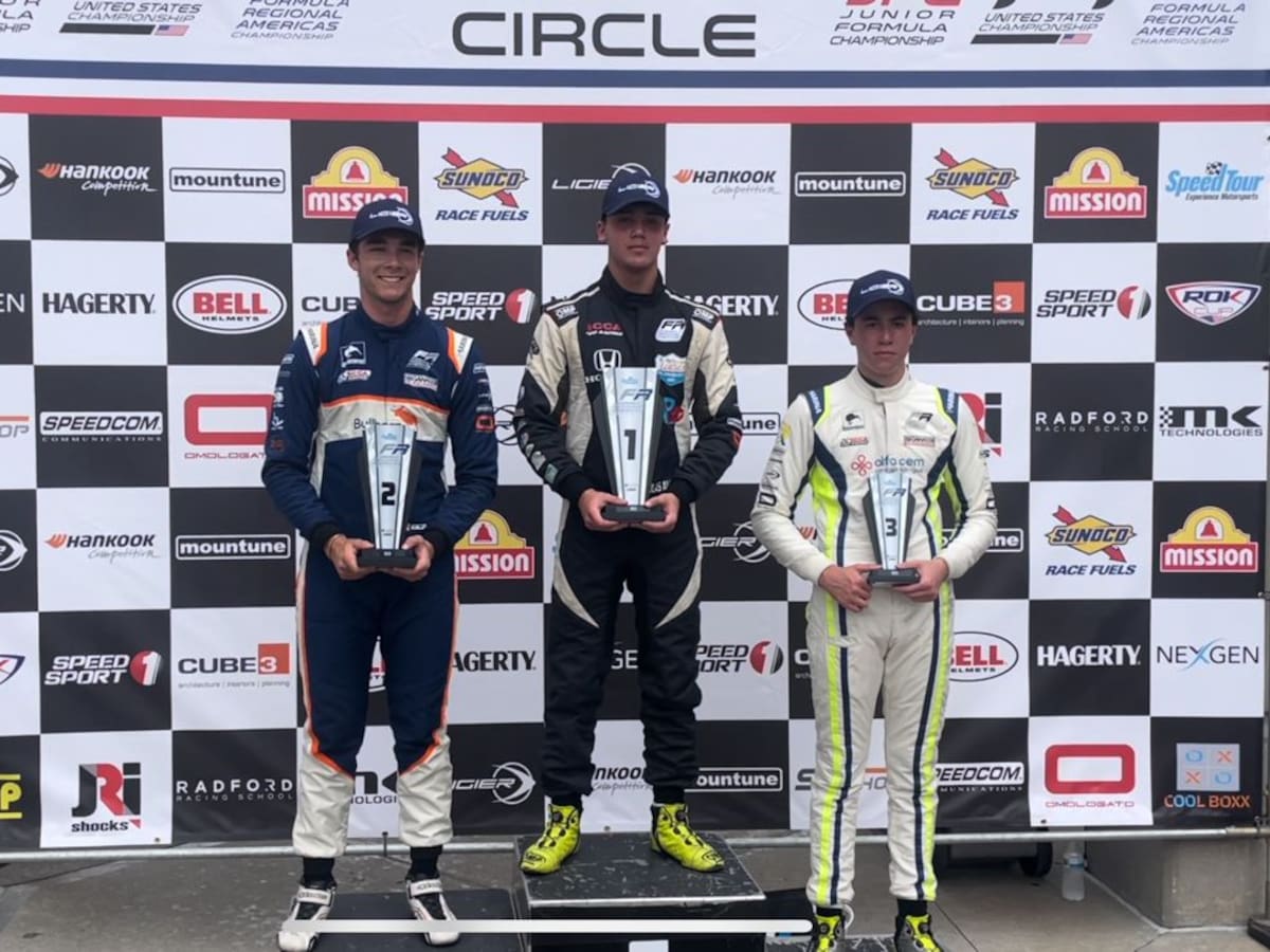 Piloto chileno gana la tercera fecha de la Fórmula Regional Américas en Indianápolis