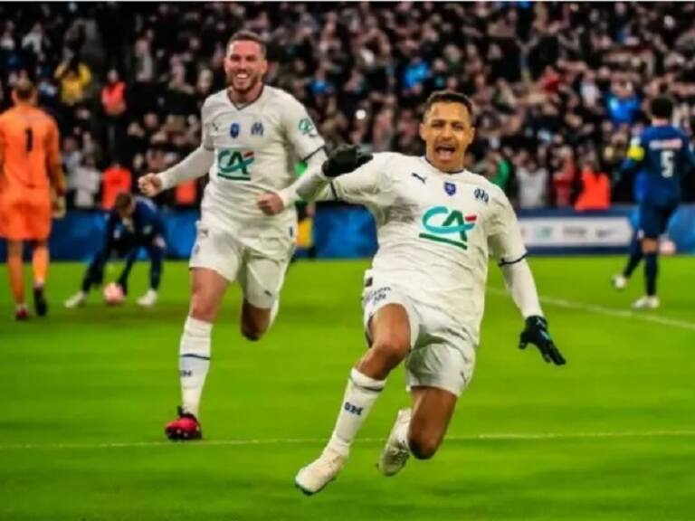 Con Alexis Sánchez como figura, Olympique de Marsella tumbó al PSG en la Copa de Francia