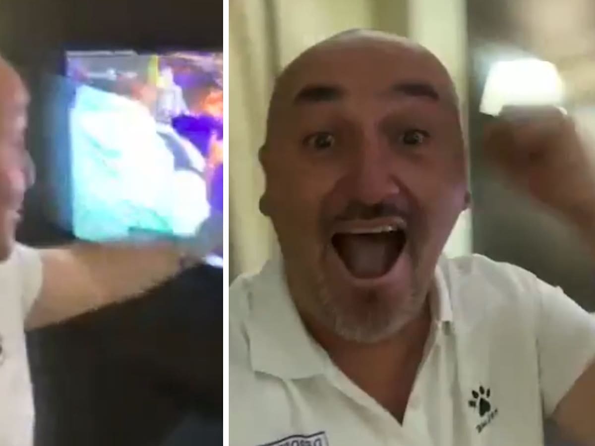 “Estoy desesperado aquí adentro”: El solitario y viral festejo del DT de Deportes Concepción tras el ascenso a Primera