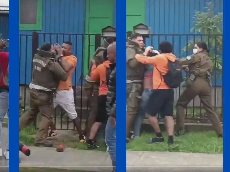 Colombianos, agresión, carabinero, puerto montt, 1024x576 jpg ok