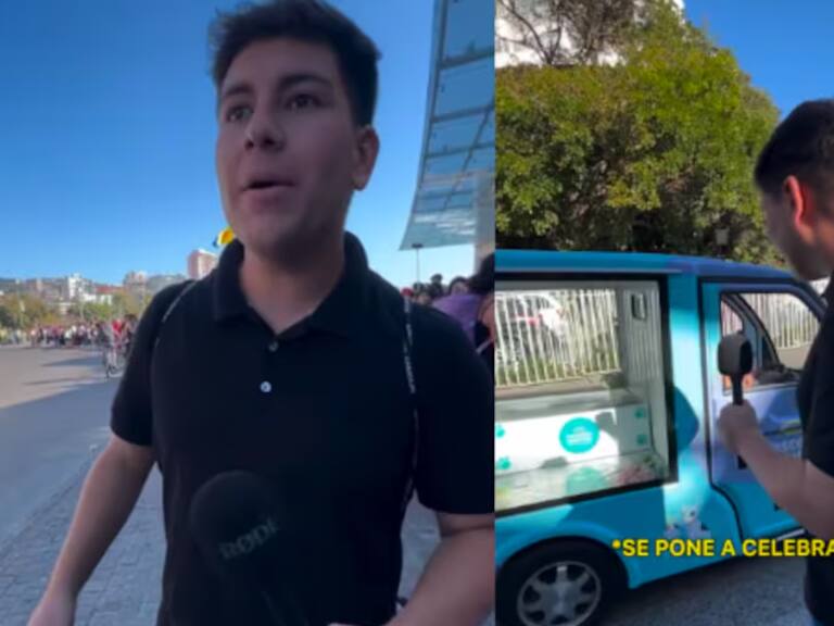 Un fail de aquellos: influencer chileno se viralizó por celebrar el paso de un llamativo vehículo que resultó ser una carroza fúnebre