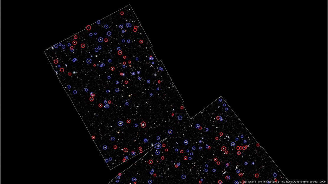 Créditos: Lior Shamir, Monthly Notices of the Royal Astronomical Society (2025)