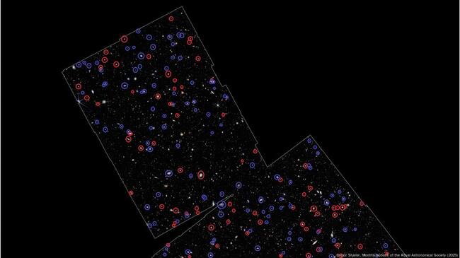 Créditos: Lior Shamir, Monthly Notices of the Royal Astronomical Society (2025)