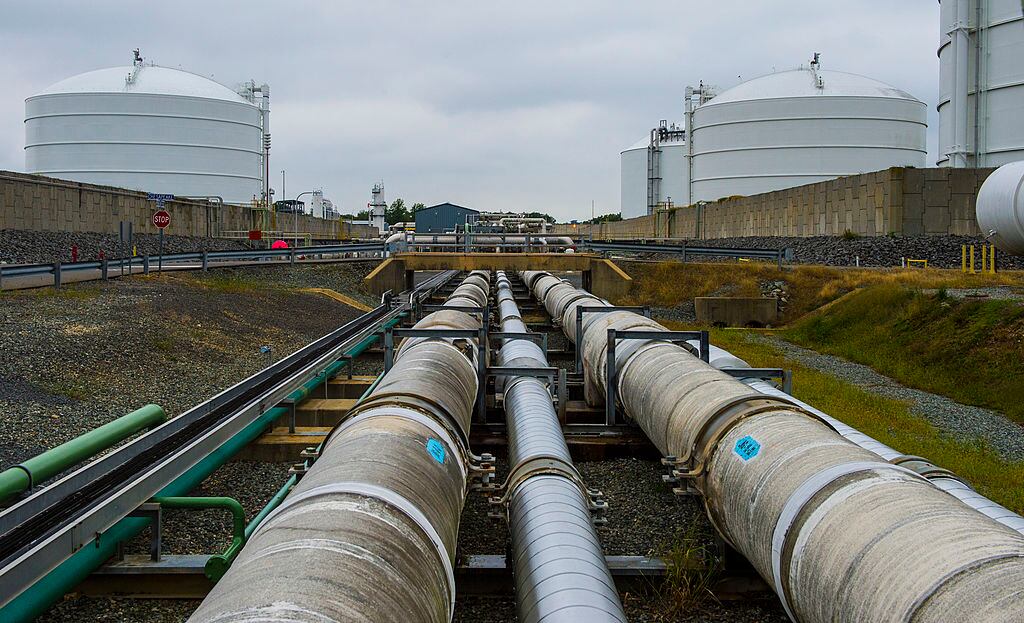 Un terminal de gas licuado natural en Lusby de Maryland