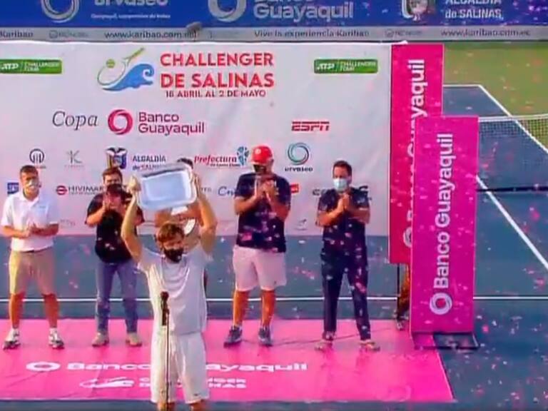 La emoción de Nico Jarry tras consagrarse campeón en Ecuador: «Ahora estaré más cerca de donde estuve alguna vez»