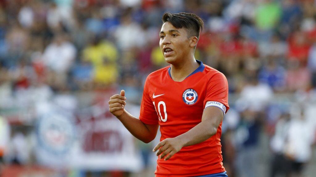 25 de Enero de 2019/RANCAGUA Marcelo Allende durante el partido por El Sudamericano Sub 20 2019 entre las selecciones de Chile vs Colombia jugado en el Estadio El Teniente
FOTO:MARIO DAVILA/AGENCIAUNO