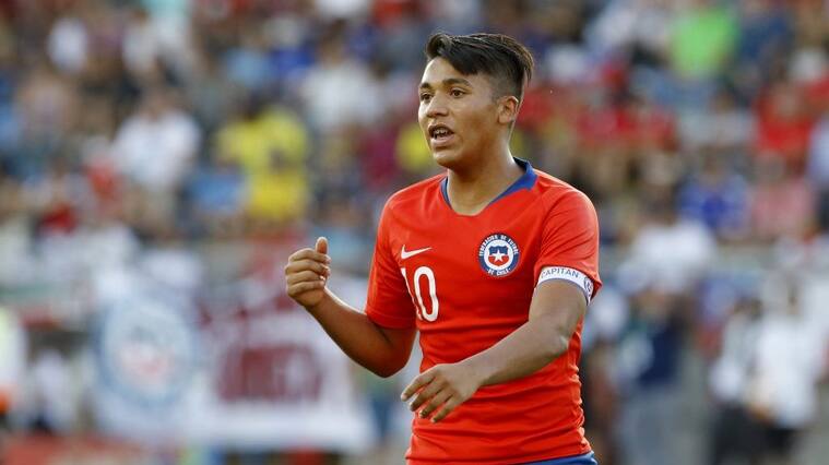 25 de Enero de 2019/RANCAGUA Marcelo Allende durante el partido por El Sudamericano Sub 20 2019 entre las selecciones de Chile vs Colombia jugado en el Estadio El Teniente
FOTO:MARIO DAVILA/AGENCIAUNO