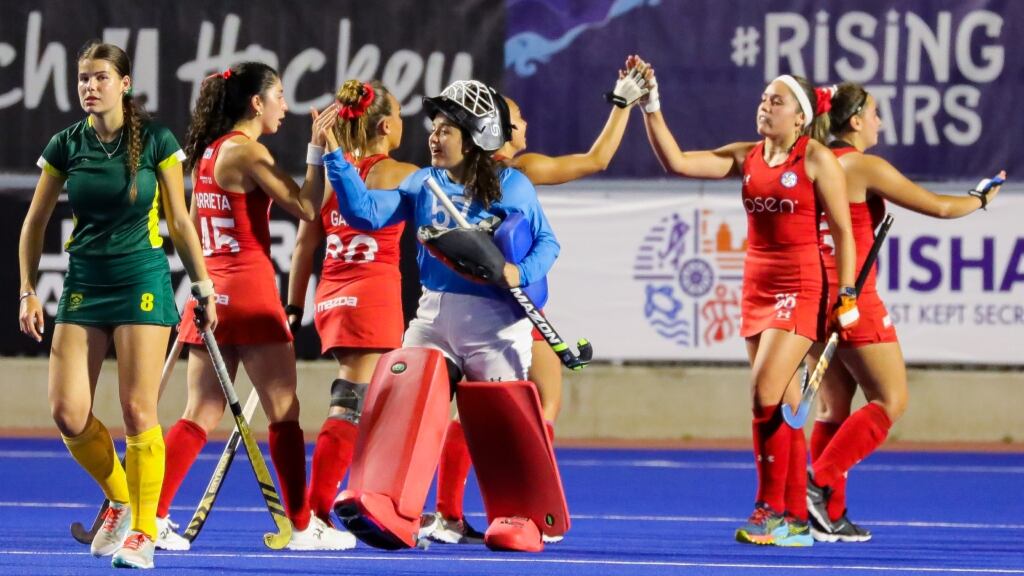 Las Diablas superaron con éxito su debut en el Mundial de Hockey Césped Femenino Junior