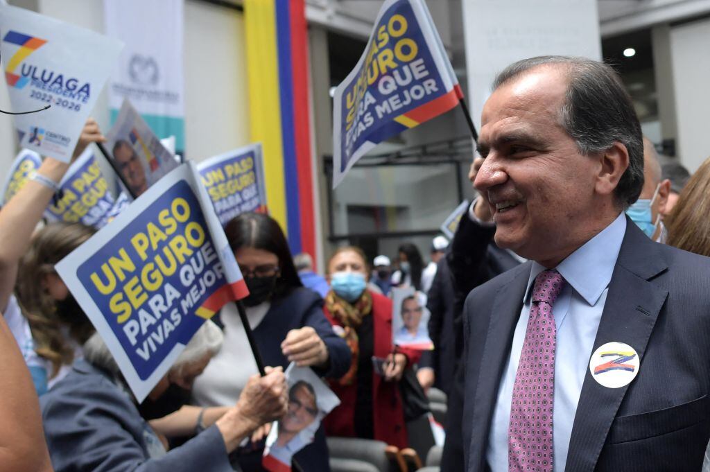 El excandidato presidencial de la derecha de Colombia Óscar Iván Zuluaga