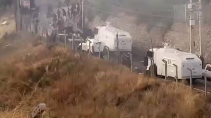 Disturbios y enfrentamientos en toma de Cerro 18 por desalojo de familias