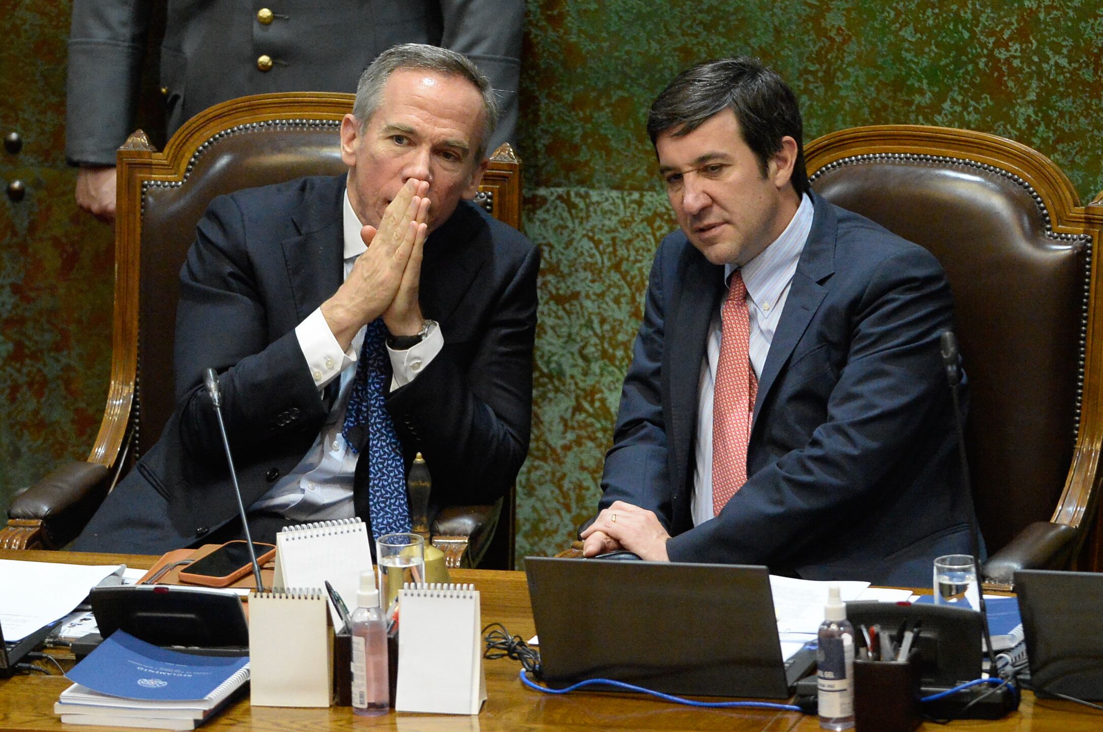 El presidente de la cámara de diputados Jorge Alessandri