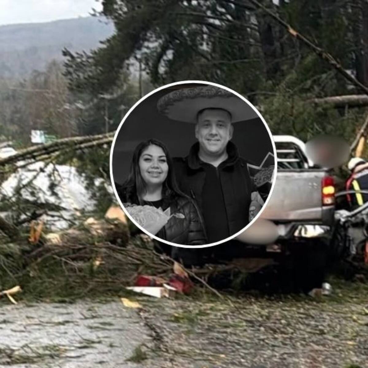 Murieron en plena carretera: quiénes eran las dos primeras víctimas fatales del sistema frontal en Chile