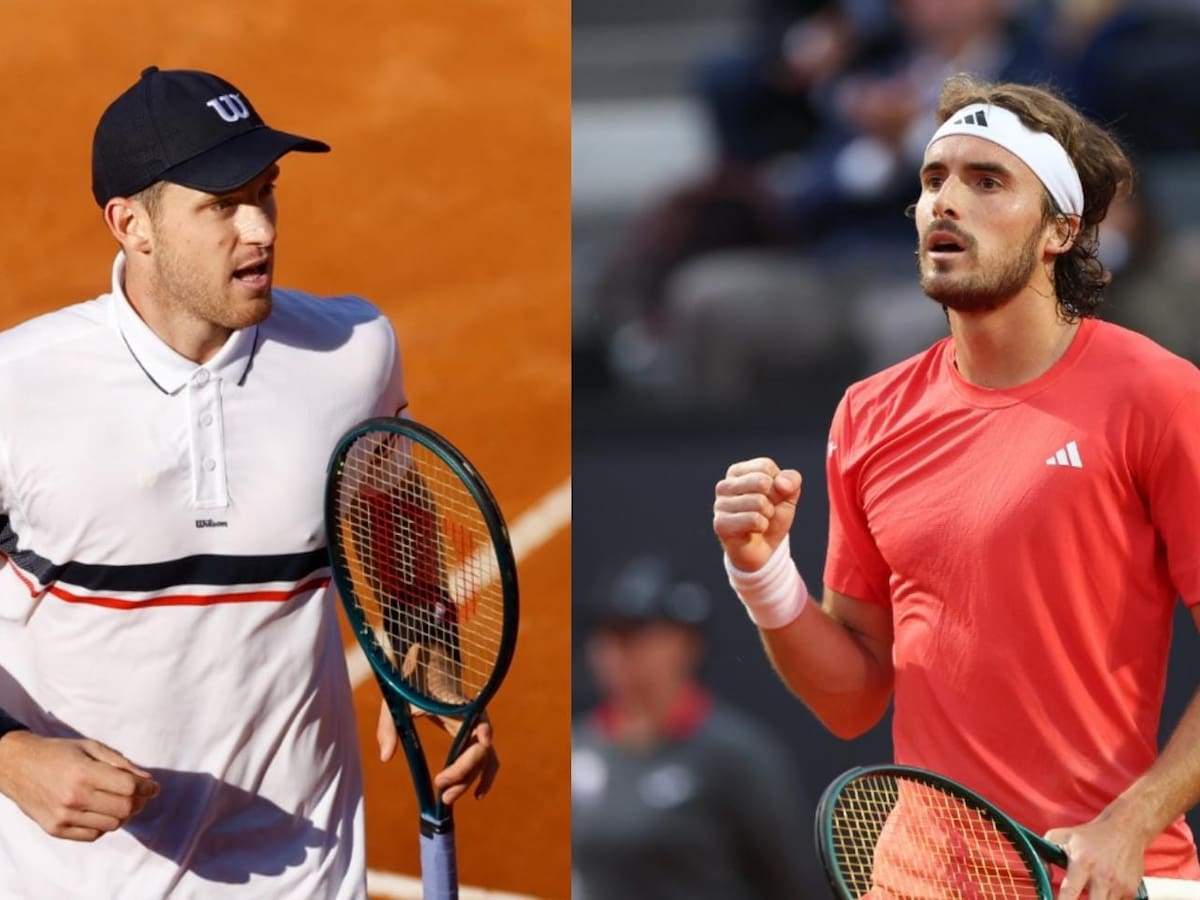 ¡Lo dio vuelta! Nico Jarry se termina imponiendo a Tsitsipas y se mete en las semis del Master 1000 de Roma