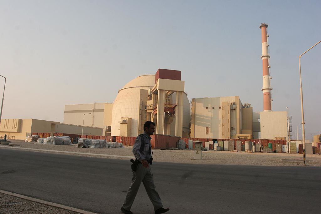 La planta de energía nuclear de Bushehr, ubicada en las afueras de la ciudad del mismo nombre en Irán.