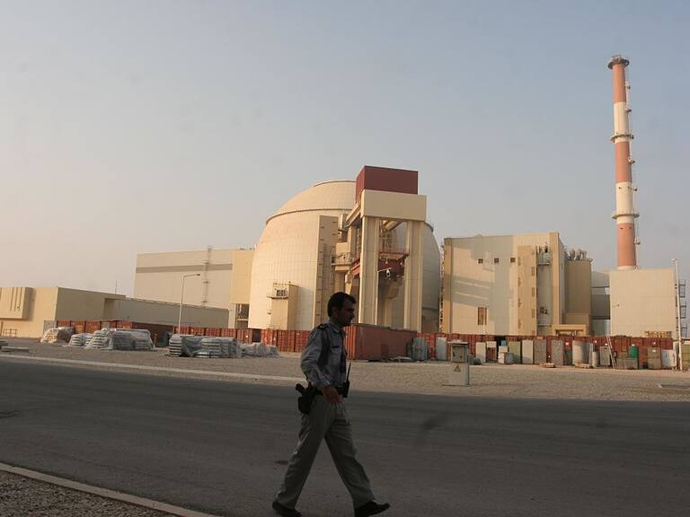 La planta de energía nuclear de Bushehr, ubicada en las afueras de la ciudad del mismo nombre en Irán.
