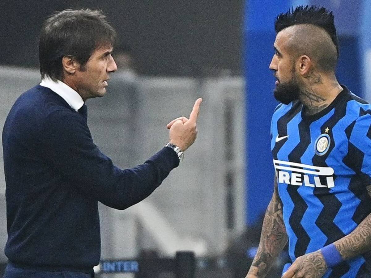 Arturo Vidal desmintió quiebre con Antonio Conte: «Estoy aquí porque hay un proyecto serio y un entrenador que siempre quiere ganar»
