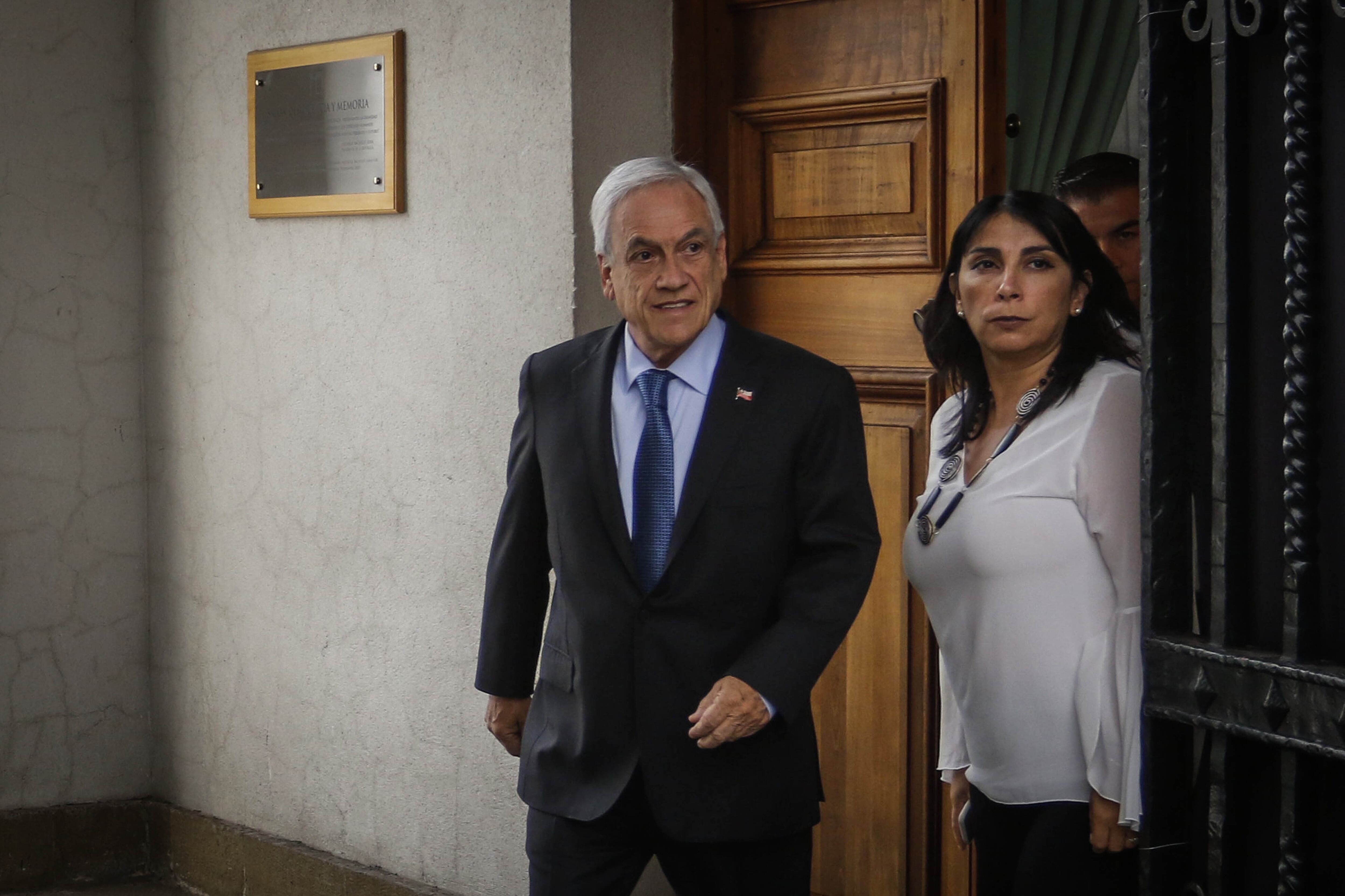 Agencia Uno | expresidente Sebastián Piñera y exministra Secretaria General de Gobierno, Karla Rubilar
