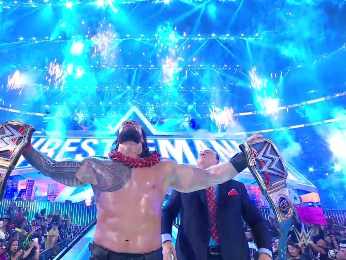 Roman Reigns fue el gran ganador de la segunda jornada de Wrestlemania 38 tras derrotar a Brock Lesnar