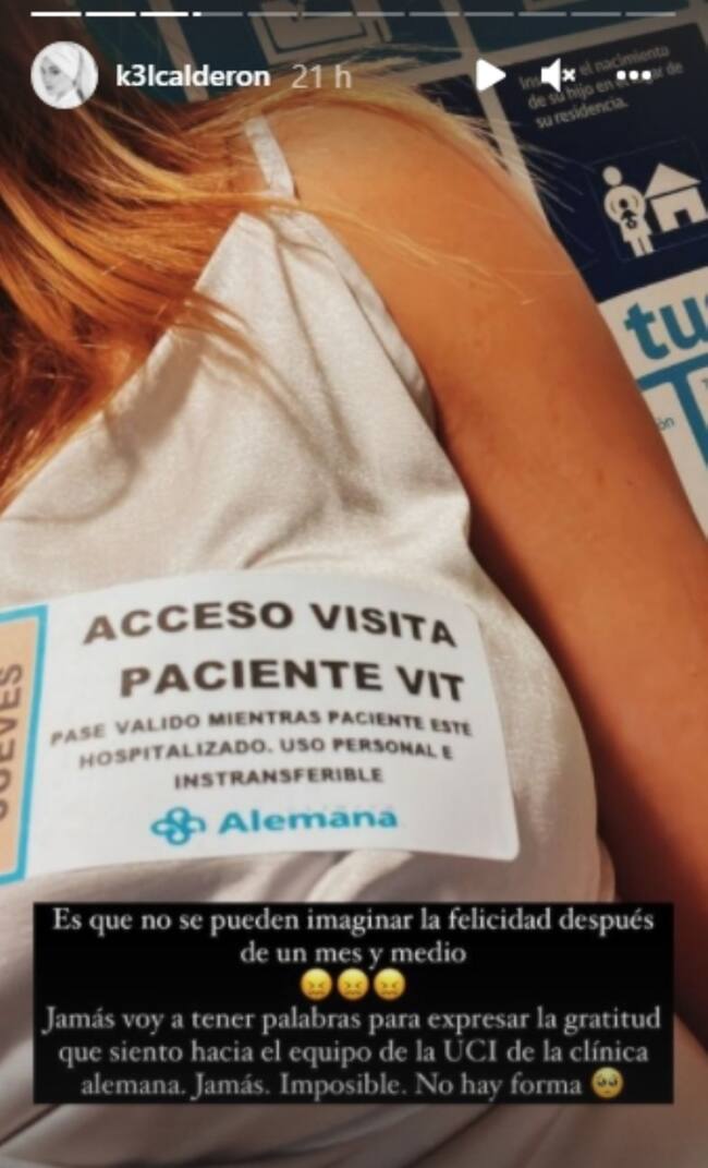 Kel Calderón actualizó el estado de salud de su papá tras contagiarse de covid-19