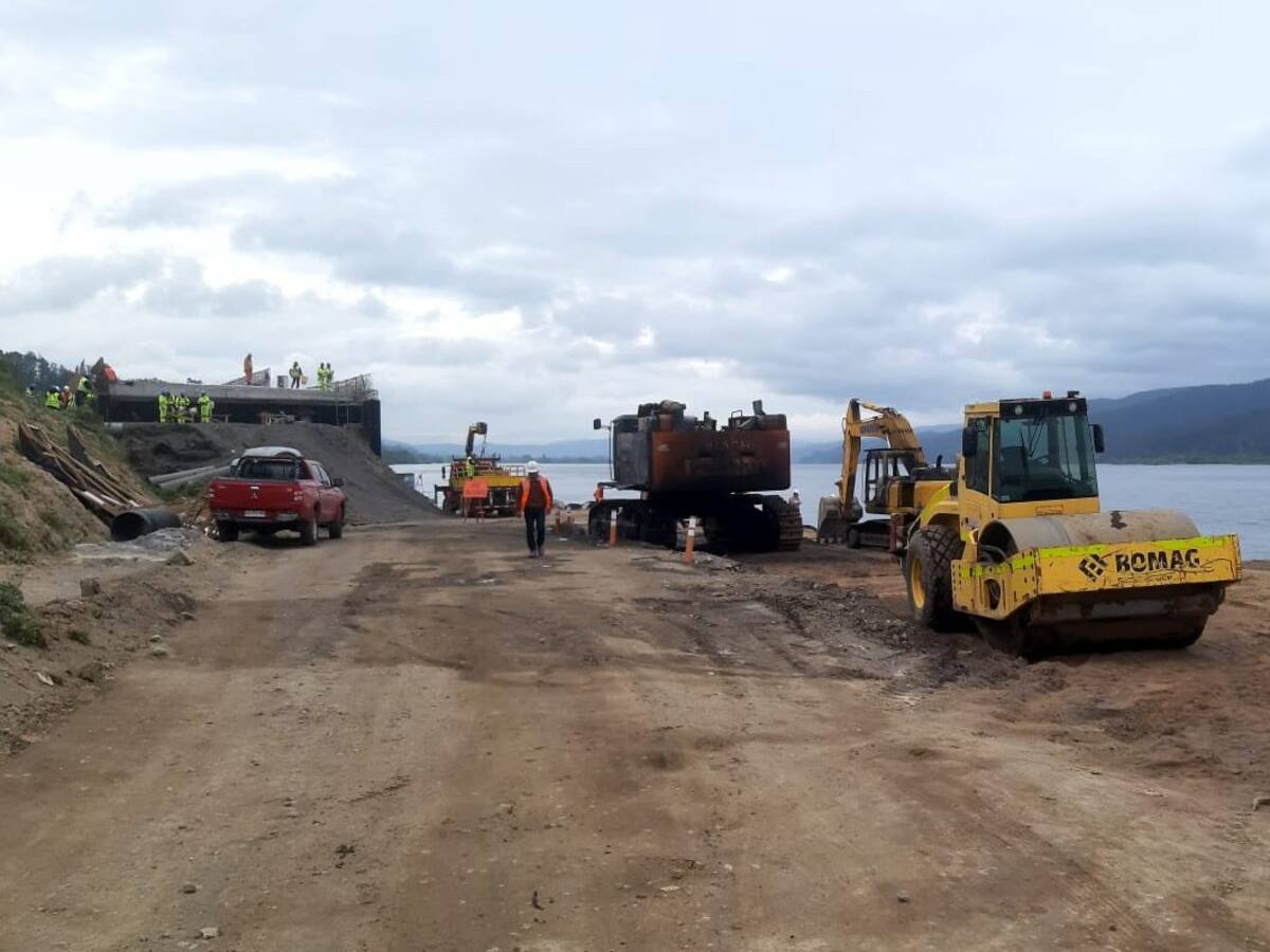 Atentado en Concepción: queman y destruyen dos máquinas en obras de la costanera Chiguayante