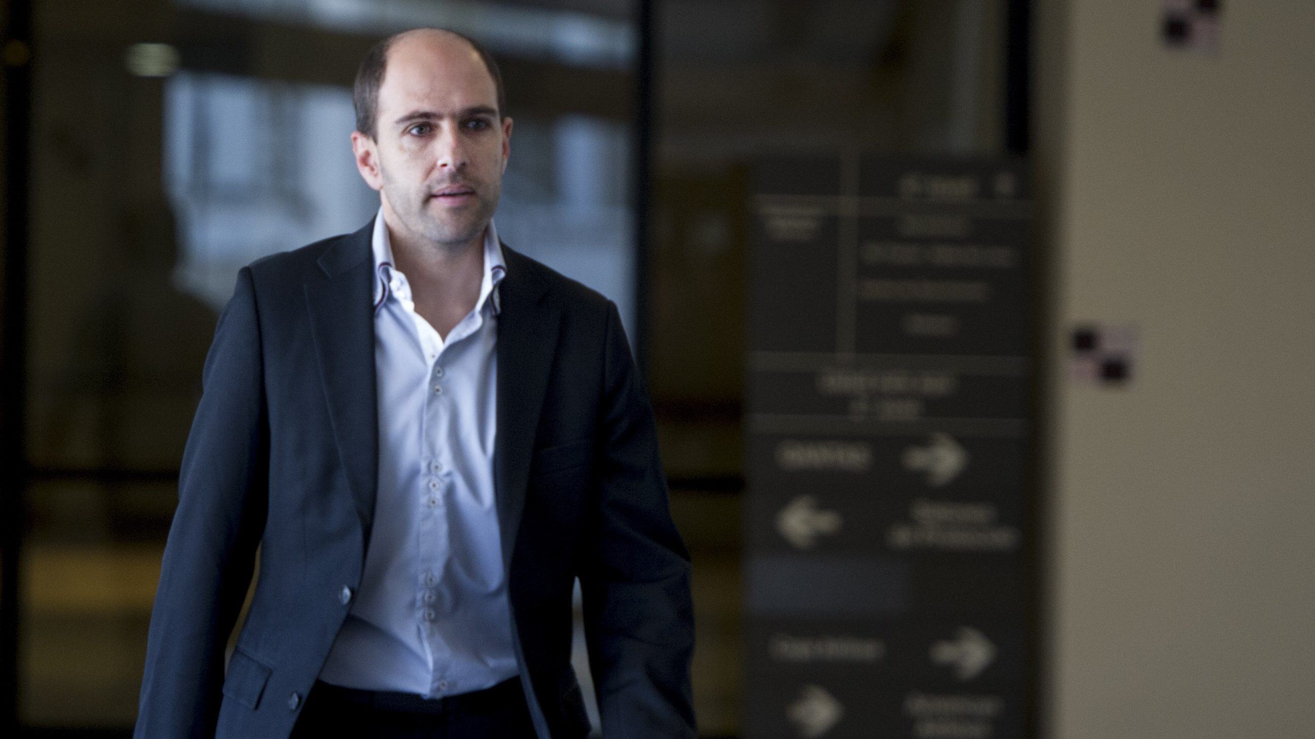 Sergio Jadue, President of the Chilean Football Association and CONMEBOL Vice president arrives in Santiago on November 12, 2015.    AFP PHOTO/VLADIMIR RODAS        (Photo credit should read VLADIMIR RODAS/AFP via Getty Images)