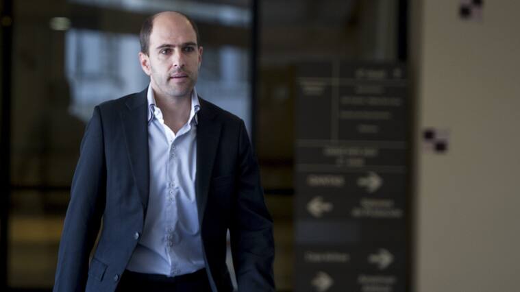 Sergio Jadue, President of the Chilean Football Association and CONMEBOL Vice president arrives in Santiago on November 12, 2015. AFP PHOTO/VLADIMIR RODAS (Photo credit should read VLADIMIR RODAS/AFP via Getty Images)