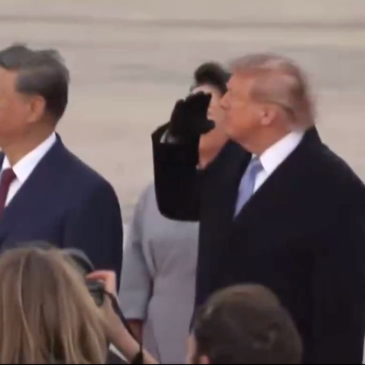 Trump recibe a Xi Jinping con inusual gesto: realizó inédito despliegue en EE.UU. antes de reunión entre ambos