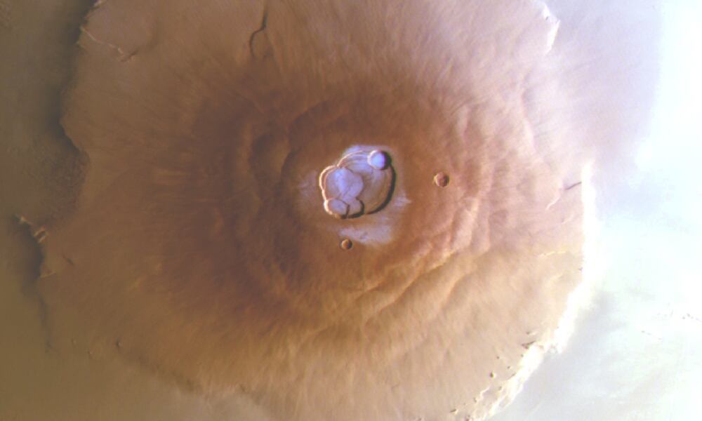 Fotografía capturada por la Mars Express de la ESA