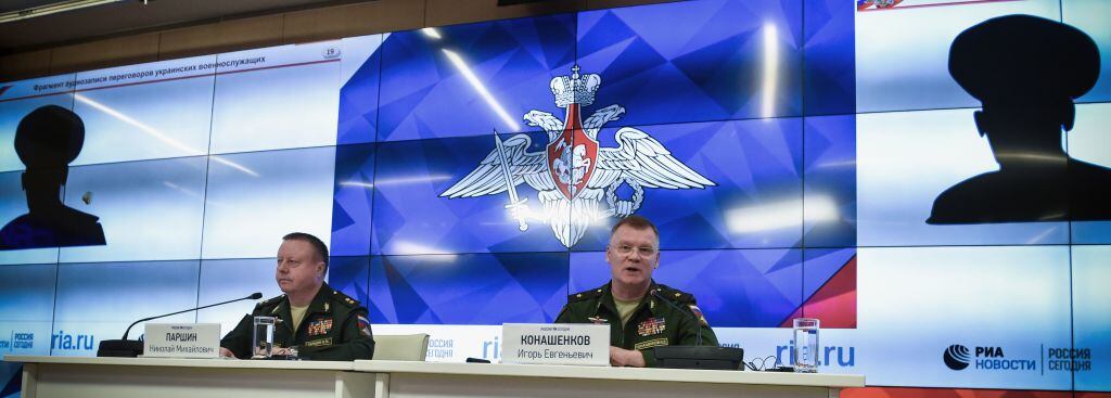 El vocero del ministerio de defensa ruso Igor Konashenkov