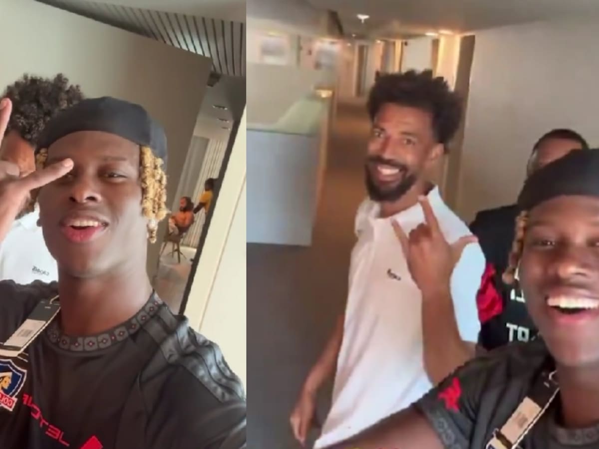 Vozinha regaló camisetas de Colo Colo en Cabo Verde y así reaccionaron sus compañeros: ya es viral