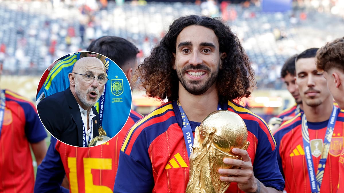 Cucurella cumple su promesa y se tatúa la cara del técnico de España tras ganar el Mundial: así quedó el tatuaje