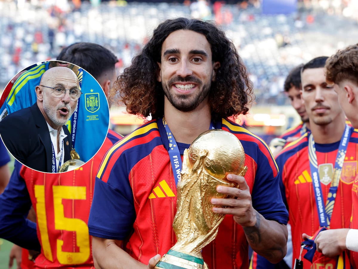Cucurella cumple su promesa y se tatúa la cara del técnico de España tras ganar el Mundial: así quedó el tatuaje