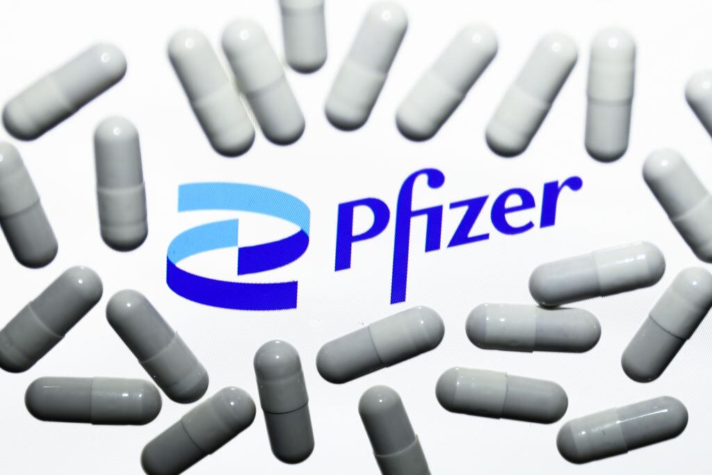 Imagen ilustrativa de pastillas de la farmacéutica Pfizer