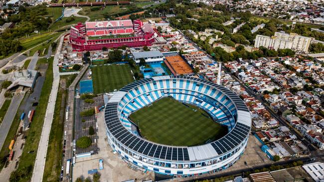 Los estadios vacíos en la ciudad de Avellaneda