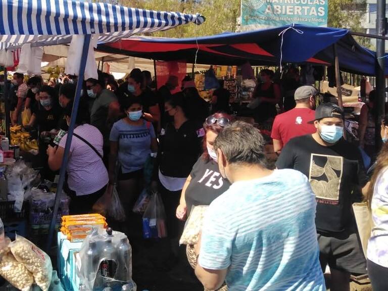 Aglomeraciones en feria