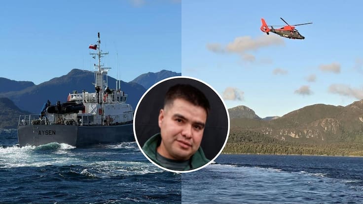Continúa búsqueda de tripulante de Calbuco desaparecido en aguas de Aysén