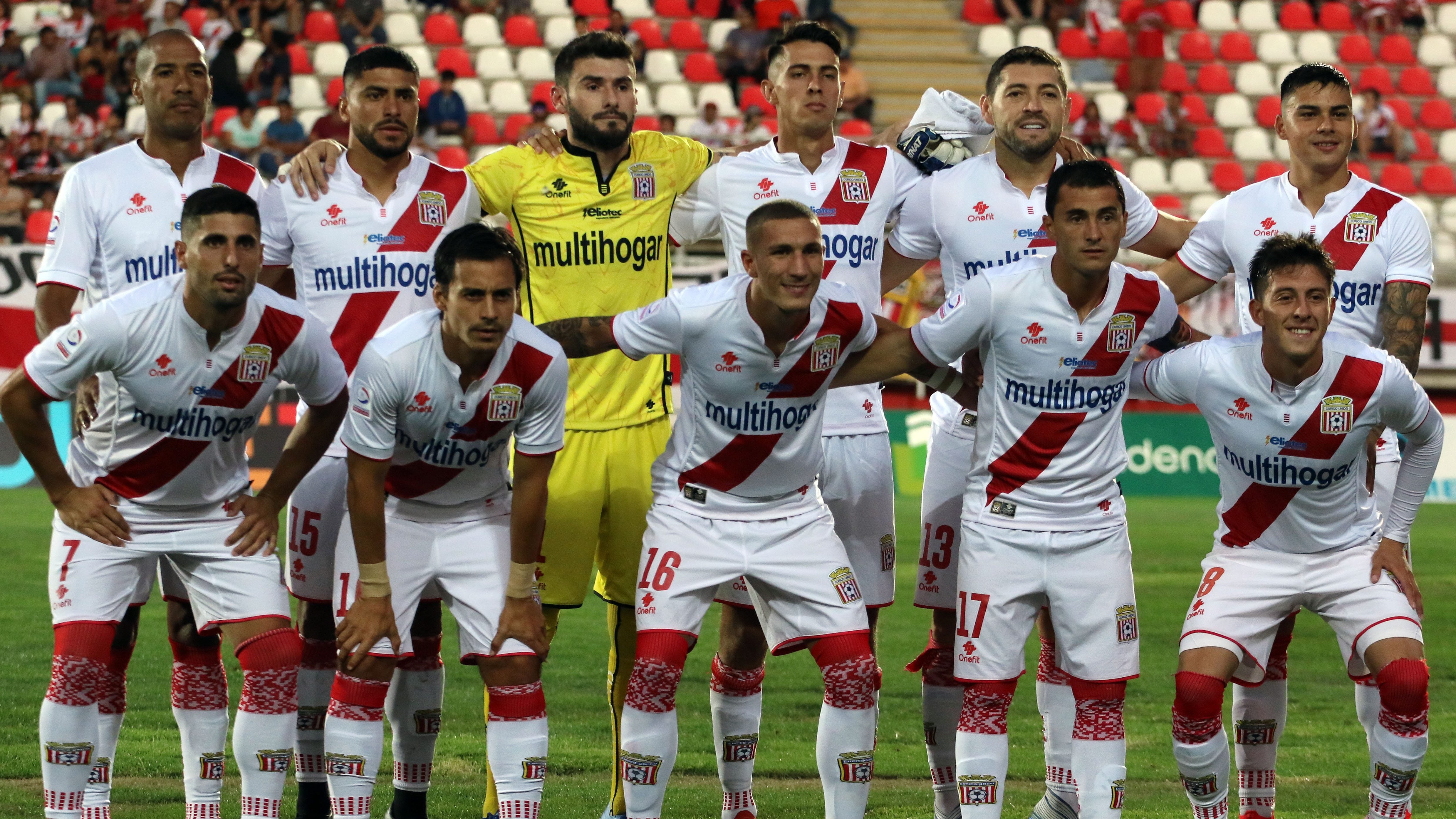 02 DE MARZO DE 2020/CURICOFormacion de Curico Unido, durante el partido válido por la sexta fecha del campeonato AFP Planvital, entre Curicó Unido y Huachipato, disputado en el Estadio Bicentenario La Granja
FOTO: GABRIEL SILVA/AGENCIA UNO