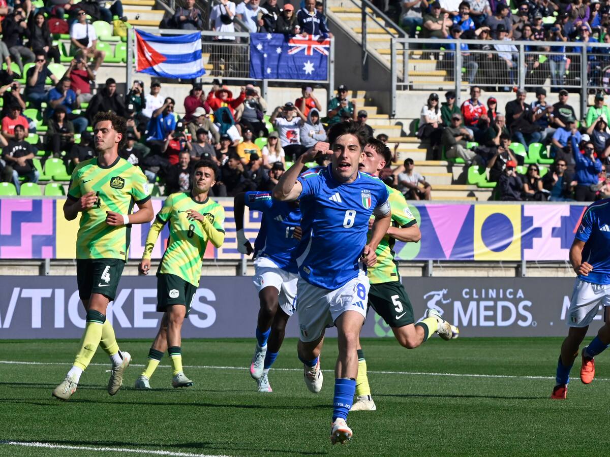 El subcampeón muestra sus credenciales: Italia superó con lo justo a Australia en el Mundial Sub 20