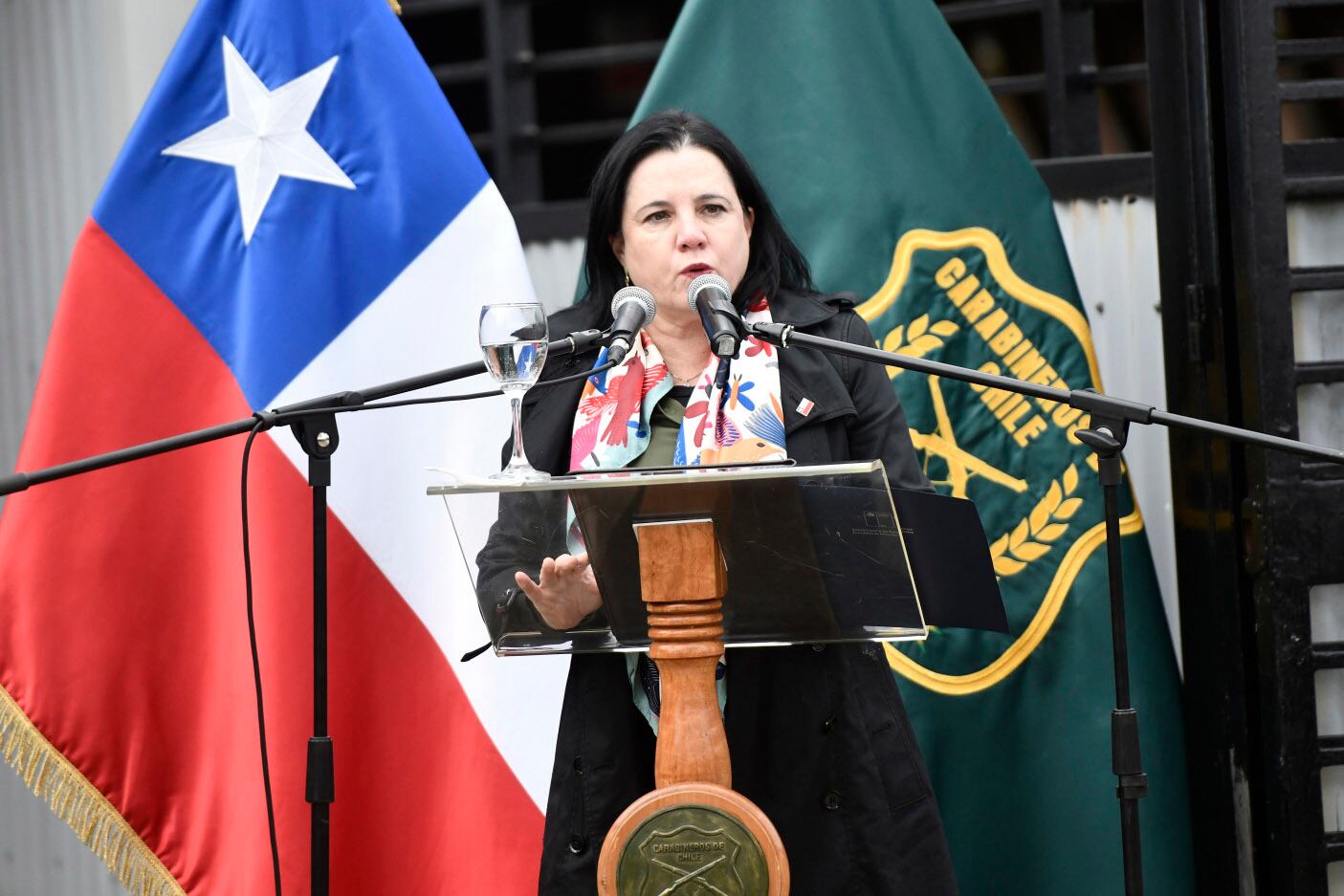 Ministra de seguridad María Trinidad Steinert