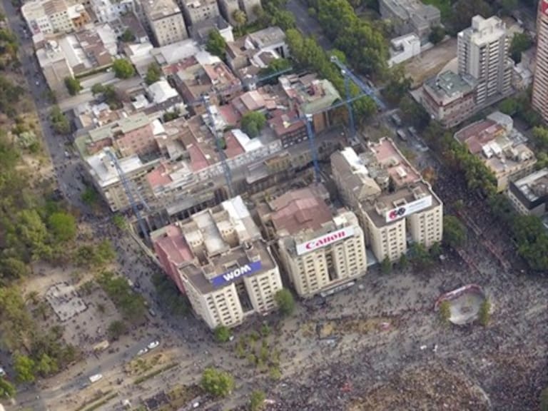 Ciudadano a pata: Plaza Italia, el epicentro del movimiento social