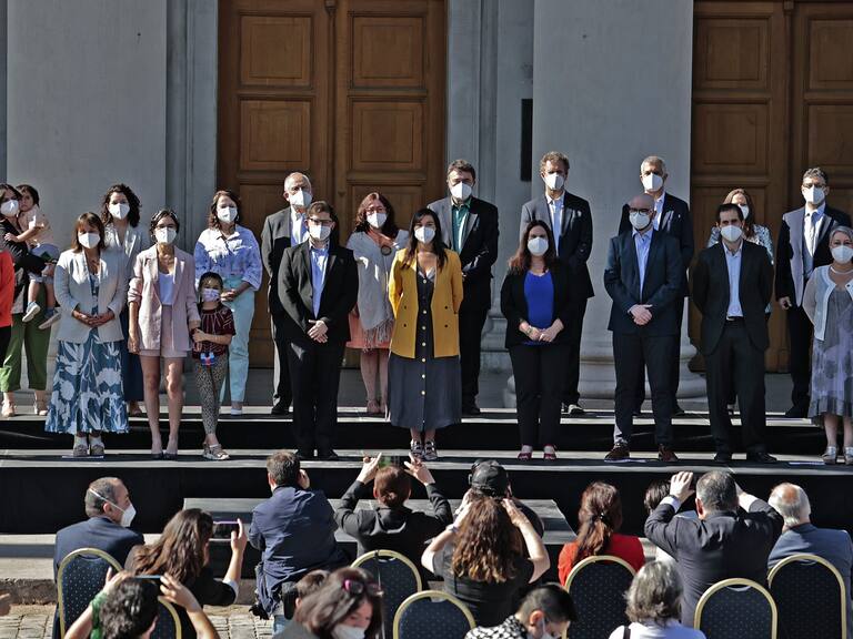 21 de Enero de 2022/SANTIAGO El Presidente Electo, Gabriel Boric, nombra su gabinete de Gobierno en el museo de Historia Nacional
FOTO: KARIN POZO /AGENCIAUNO