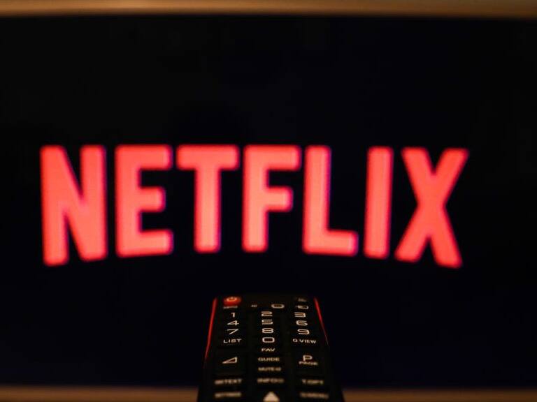 Netflix logo is seen displayed on TV screen in this illustration photo taken in Poland on July 16, 2020. On-Demand streaming services gained popularity and new subscribers during the coronavirus pandemic. (Photo Illustration by Jakub Porzycki/NurPhoto via Getty Images)