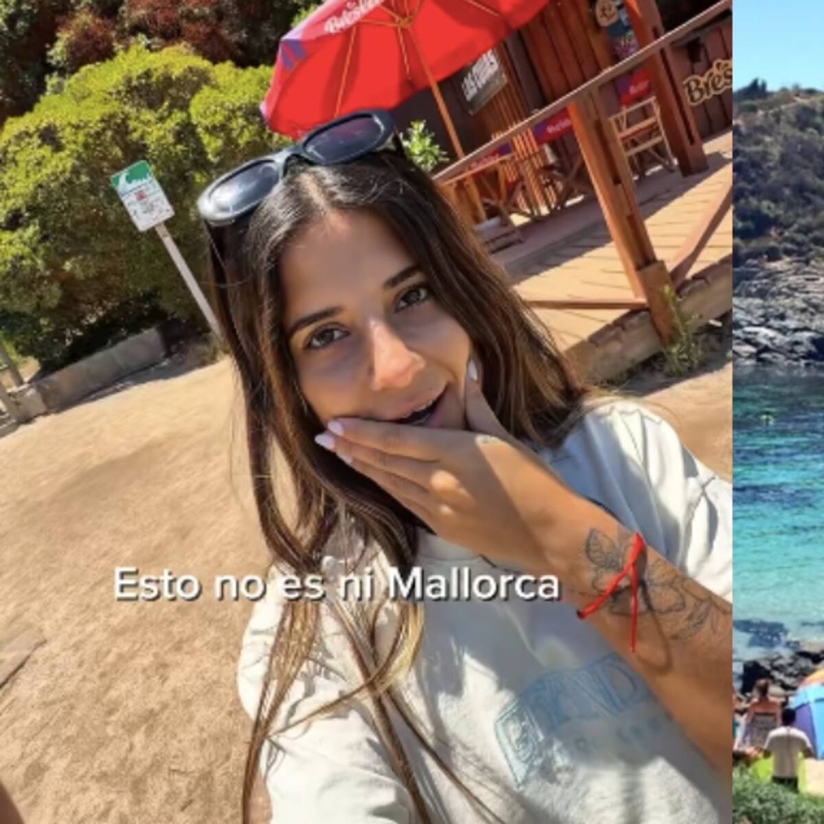 Turista argentina queda fascinada con el “caribe chileno” y se vuelve viral en TikTok